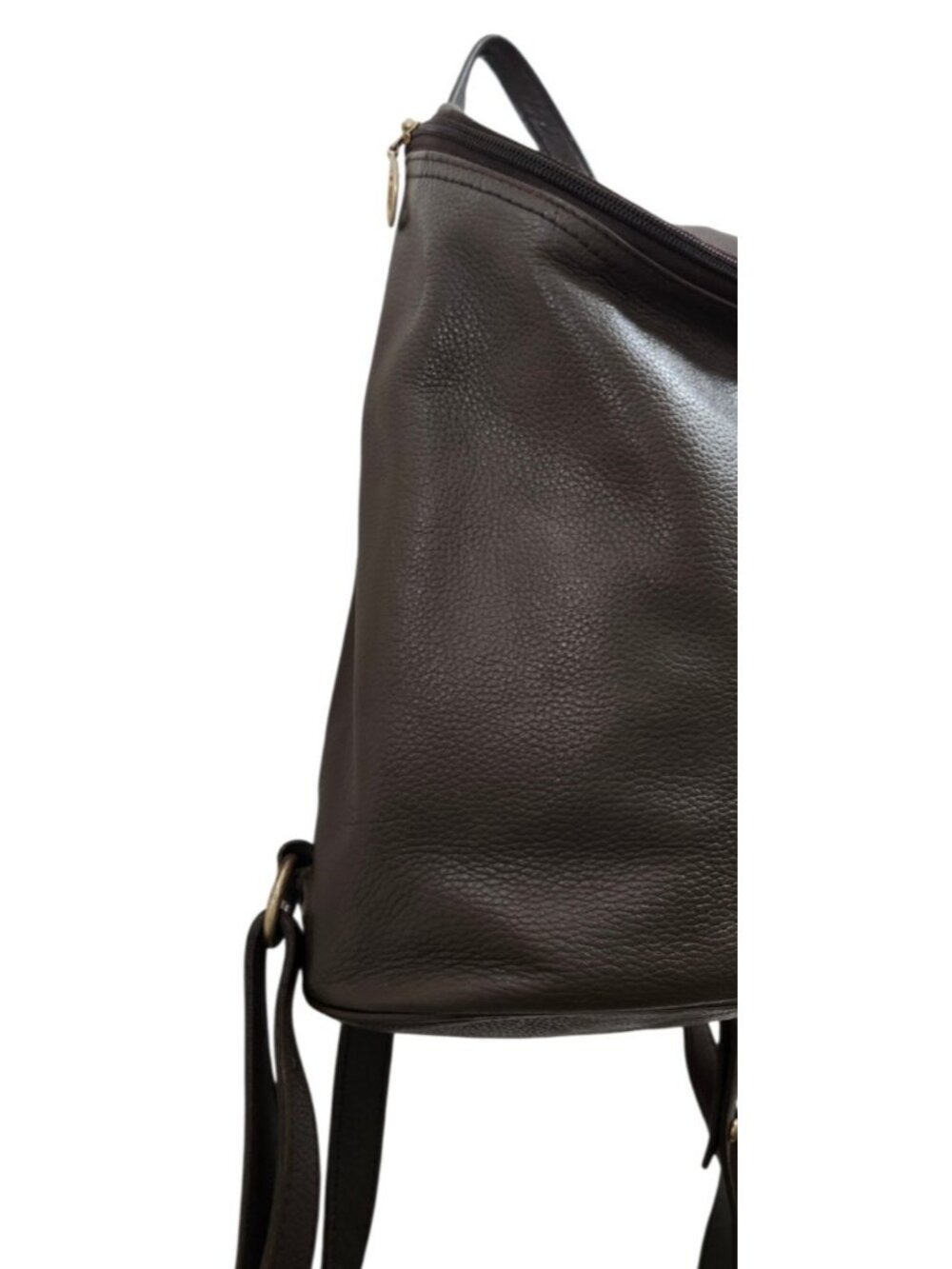 Longchamp Brown Leather Backpack - Picture 7 of 16